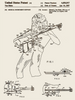 Eddie Van Halen Instrument Support - Patent on Wood