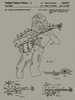 Eddie Van Halen Instrument Support - Patent on Wood