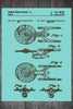 Star Trek Enterprise - Patent on Wood