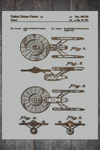 Star Trek Enterprise - Patent on Wood