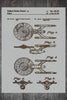 Star Trek Enterprise - Patent on Wood