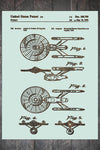 Star Trek Enterprise - Patent on Wood