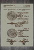 Star Trek Enterprise - Patent on Wood