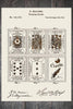 Playing Cards - Patent on Wood